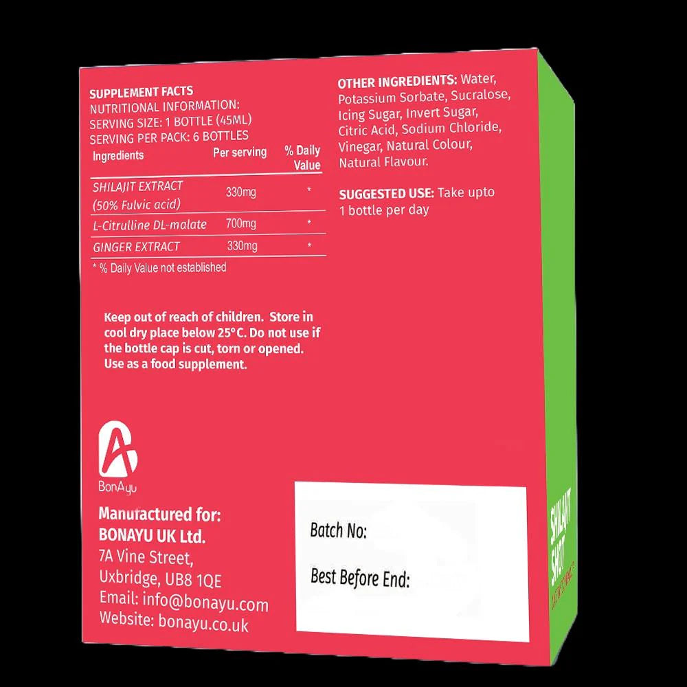 Watermelon Flavour | Strength + Vitality + Performance | Fast-Absorbing Herbal Shot
