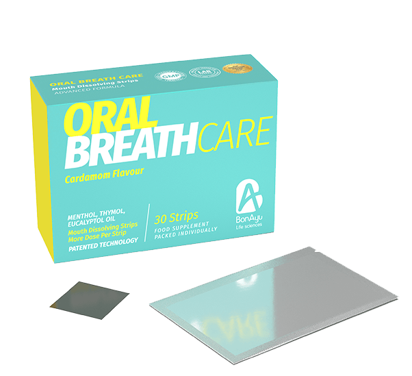 Oral breath care strips bonayu 
